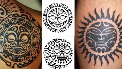 Tatuaje sol maori