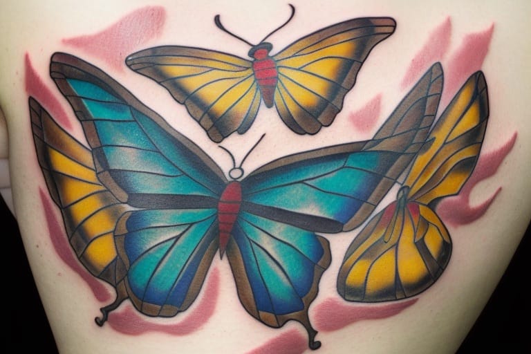 Significado de los tatuajes de mariposas